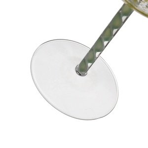 Verre à vin Samyo Color Stem Art 460 ml, verre borosilicate fait main, verre à vin rouge de luxe pour mariage et banquet - Product Image 3