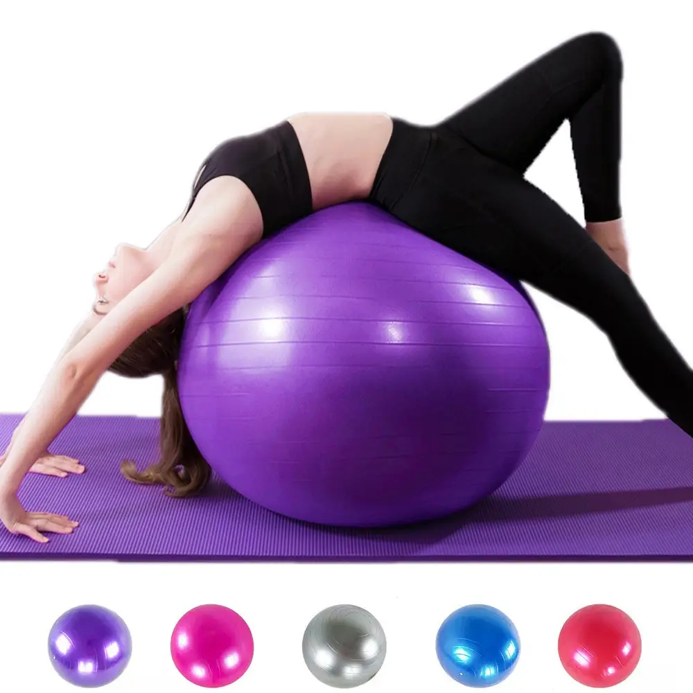 Vente en gros logo personnalisé Gym Pvc Grossesse Yoga Équilibre Ballon d'exercice Pilates Sports Fitness Yoga Balles