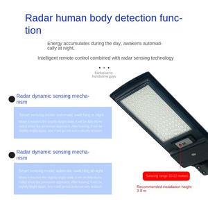 Control remoto LED Farola Exterior Farola solar de alta calidad 100W 200W 300W 400W Luz - Product Image 3