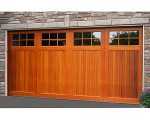 2025 <span class=keywords><strong>bois</strong></span> de teck 16x7 à la mode <span class=keywords><strong>Double</strong></span> porte de <span class=keywords><strong>Garage</strong></span> en <span class=keywords><strong>bois</strong></span> massif isolé fenêtre en verre à rabat fini pour l'extérieur - Product Image 6