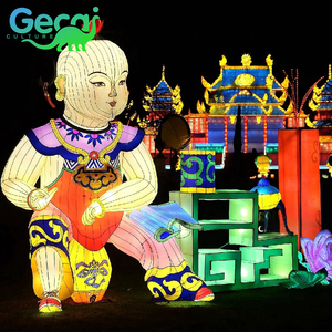 Gecai โคมไฟผ้าไหมตกแต่งงานแฮนด์เมดคุณภาพสูงจากประเทศจีน - Product Image 5