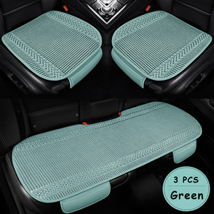 Wholesale Summer Car Seat Cushions Universal Three-Piece Set Breathable <b>Cooling</b> <b>Pad</b> No Backrest Ice Silk - Product Image 6