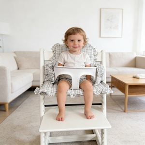 Hot Sale Baby Back <strong>Cushion</strong> Seat <strong>Cushion</strong> for Eating Anti-slip Chair Vintage Pattern <strong>Frill</strong> Newborn Cotton Square Removable - Product Image 2
