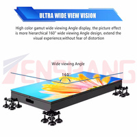 Al Aire Libre P3.9 3,9 Treadable piso pantalla escenario Led Panel piso Led azulejo interactivo Led pista de baile para juegos de niños