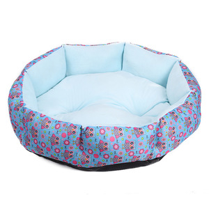 Cama Redonda Premium para Mascotas Grandes, Impermeable, Acogedora, Antideslizante, con Estampado Personalizado, para Viajes, Calmante, Envío Directo - Product Image 3
