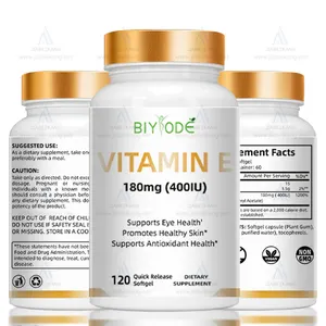 OEM Vegan Custom Organic Multi Vitamin And Supplement Wholesale Vitamin E C Soft Gel Capsules