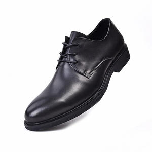 Zapatos de Cuero con Cordones para Hombre, Diseño Clásico con Punta Cuadrada, Transpirables, Ligeros, Antideslizantes, para Oficina, Negocios, Primavera-Verano - Product Image 5