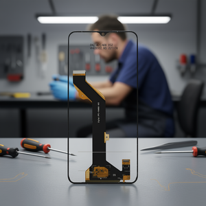 Pantalla Táctil LCD Negra sin Marco para Teléfonos Móviles TCL 405, TCL 406, TCL 408 - Product Image 3