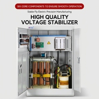 Régulateur de tension triphasé WF.EL SBW-200KVA, sortie 380V, haute puissance, 50/60Hz, alimentations industrielles certifiées CE