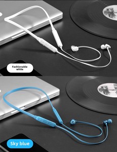 Tai nghe Bluetooth không dây đeo cổ thể thao có micro chạy bộ Tai nghe nhạc có dây - Product Image 3