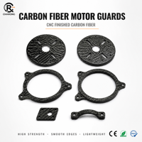 Supports de montage universels de précision en fibre de carbone légère usinés par CNC pour caméra de drone de course FPV