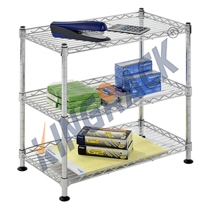 מדף אחסון מתכוונן למטבח, 3 קומות, מצופה כרום שחור, 30x18x36 אינץ', קיבולת 500 ליברות, מתאים לצנצנות תבלינים - Product Image 2