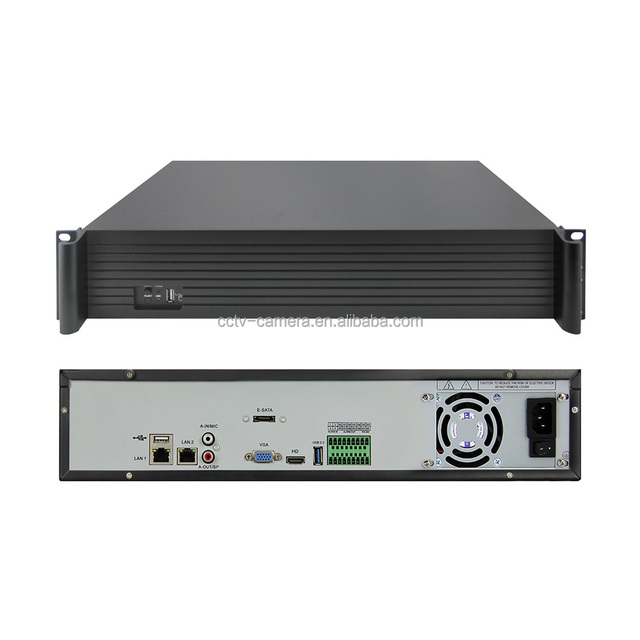 Smart 4K AI 128CH IVR Network Video Recorder NVR Security System with 9pcs SATA HDD Slot and 16CH Alarm