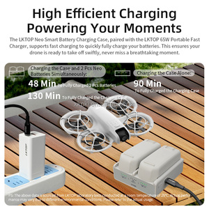 LKTOP Intelligent Battery Station Charging <b>Hub</b> With Bidirectional Charging Compatible With Pocket Drone NC016 Pocket Dro - Product Image 4