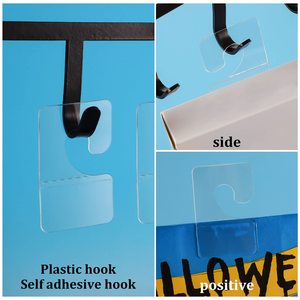 Rõ ràng móc treo <span class=keywords><strong>Tab</strong></span> lỗ tròn <span class=keywords><strong>t</strong></span>ự dính treo <span class=keywords><strong>Tab</strong></span> nhiệm vụ nặng nề dính dính treo thẻ cho màn hình bán lẻ - Product Image 5