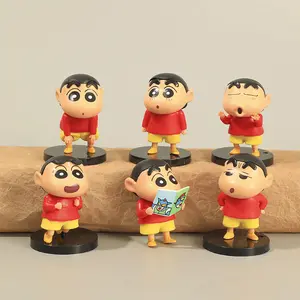ตุ๊กตาเค้กรถCrayon Shin Chanตกแต่งการ์ตูนอะนิเมะAction Figureออกแบบที่กําหนดเอง 3Dการ์ตูนFigurineของเล่นPVC Miniature