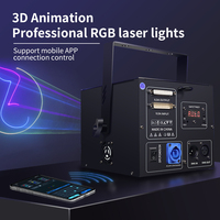 Laser RVB Professionnel AICPOSE pour Scène, Mariage – Lumière Laser d'Animation DMX Pleine Couleur 3W