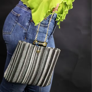 Borse firmate fatte a mano da donna in stile Rock classico eco-friendly a catena con cinturino singolo stringhe decorative Vintage Mini borse - Product Image 1