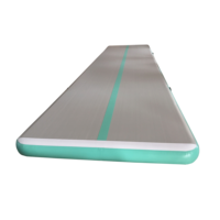 Tapis de piste gonflable flottant de Yoga, flottant sur l'eau, Logo personnalisé, tailles 3M, 4M, 5M, 6M, 8M