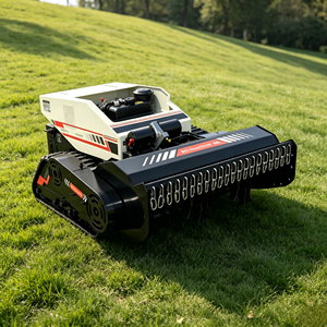 Tondeuse robot chenillée télécommandée à essence <span class=keywords><strong>4</strong></span> temps 1000 mm pour pentes et terrains agricoles, usage intensif - Product Image 4