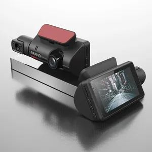 מצלמה המכונית סיטונאית cash dvr 3 אינץ מסך 1080p כפול מקף מצלמת חזית ובתוך מכונית שחורה תיבת מקף מצלמת