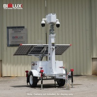 Solución Inteligente de Protección Solar con Remolque de Acero Galvanizado de 6.5m con Cabrestante Manual para Necesidades de Seguridad Fuera de la Red