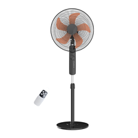 Ventilador de Piso de Alta Velocidad de 16 Pulgadas y 18 Pulgadas, 3 en 1, Oscilante, Industrial, con Pedestal, Ventilador de Pared, Refrigeración para Dormitorio