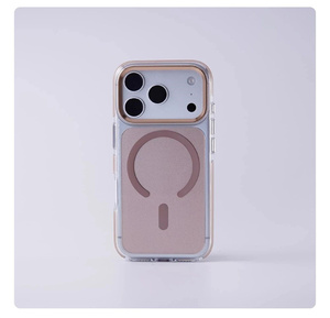 Custodia Protettiva Magnetica Trasparente Antiurto in Metallo con Lente per <span class=keywords><strong>iPhone</strong></span> 17 Pro 17 Pro Max, Compatibile con Ricarica Wireless, Modello 2026 - Product Image 2