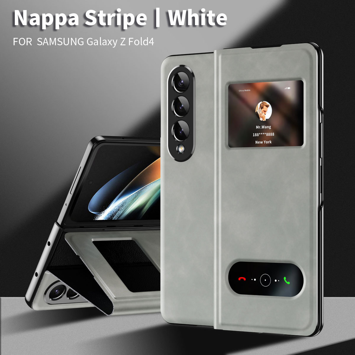 Motif Nappa blanc antique