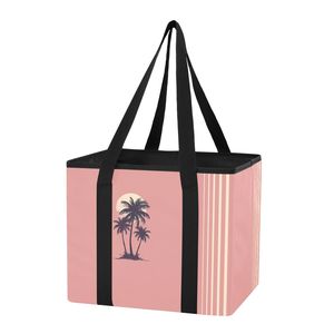 Wholesale Reusable Grocery <b>Bag</b> Large Shopping Storage Box <b>Foldable</b> Heavy-Duty Stand up Utility Tote Shopping <b>Bag</b> - Product Image 1