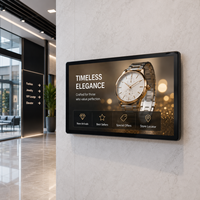Pantalla Digital de Señalización AIYOS de 23.8 Pulgadas Full HD para Montaje en Pared, con Análisis de IA Opcional y Monitor Táctil con Batería Escalable