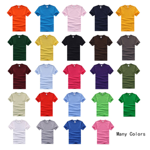 T-shirts en coton uni pour l'été, vente en gros, impression de logo personnalisé, t-shirt pour homme, personnalisation, t-shirt doux grande taille pour homme - Product Image 2