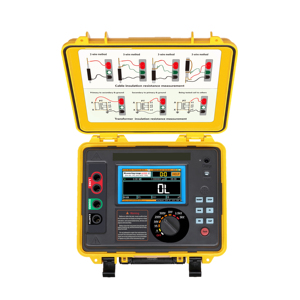 เครื่องวัดความต้านทานฉนวนไฟฟ้าแรงสูง NCEL JSJY908B เครื่องทดสอบแรงดันไฟฟ้าอเนกประสงค์ 5kV/7mA เครื่องทดสอบกระแสไฟฟ้าลัดวงจร - Product Image 1