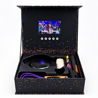 Boîte vidéo en papier ultra HD personnalisée OEM/ODM avec écran LCD pour coffrets cadeaux