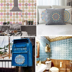 Para <span class=keywords><strong>Amazon</strong></span>, plantilla de <span class=keywords><strong>pintura</strong></span> de pared de Mandala hueca redonda transfronteriza, Material plástico auxiliar para <span class=keywords><strong>pintura</strong></span> en aerosol - Product Image 5