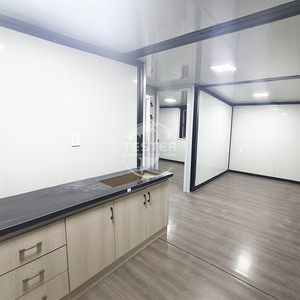 Prefab mở rộng <span class=keywords><strong>Modular</strong></span> Mobile Home Villa không thấm nước và cách nhiệt nhà ở đơn vị cho môi trường khắc nghiệt sử dụng container phòng - Product Image 3