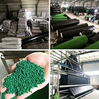 Zwaarbelastbaar groen rechthoekig HDPE warp gebreid vlamvertragend hoogwaardig UV-beschermend landbouw schaduwnet