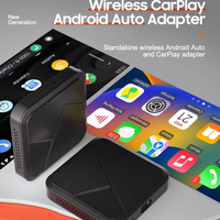 Adaptateur CarPlay sans fil double canal 2Air de l'usine OEM, prend en charge Android et iOS filaires pour véhicules