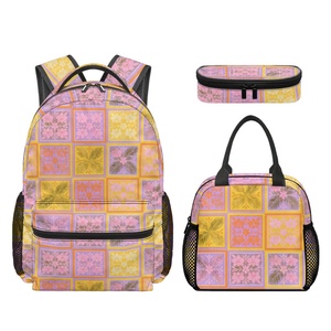 <span class=keywords><strong>Sac</strong></span> à <span class=keywords><strong>dos</strong></span> scolaire 3-en-1 avec <span class=keywords><strong>sac</strong></span> à lunch et trousse à crayons, imprimé hawaïen, design tendance, écologique, recyclable, grande capacité pour enfants - Product Image 3