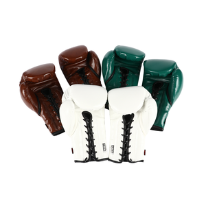 High Quality Custom Factory Wholesale Professional PU Leather Custom Logo Moisture Wicking Outdoor Daily Kick Boxing MMA Gloves - Product Image 1