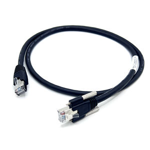 <span class=keywords><strong>Cable</strong></span> Ethernet <span class=keywords><strong>RJ45</strong></span> de bloqueo de tornillo personalizado blindado de alta flexibilidad para cámara industrial - Product Image 6