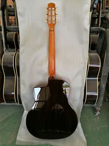 Guitarra de <span class=keywords><strong>Jazz</strong></span> Gypsy (AGJ600), parte superior arqueada, mano izquierda - Product Image 4