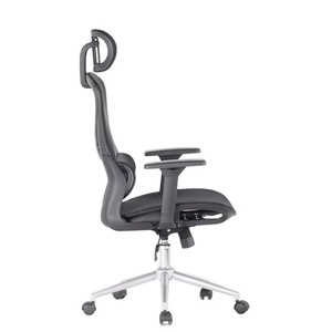 Chaise de bureau de direction inclinable en tissu de haute qualité 2025 avec appui-tête réglable et dossier en maille - Product Image 4