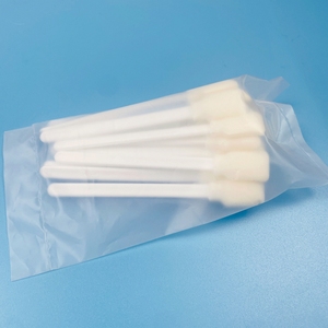 Penyeka pembersih kepala busa persegi panjang 128mm spons panjang aplikator permukaan perawatan luka - Product Image 4