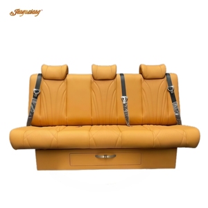 Canapé-<span class=keywords><strong>lit</strong></span> motorisé sur mesure de luxe <span class=keywords><strong>pour</strong></span> Crafter Hiace Sprinter High Roof, en cuir premium, inclinable électriquement, <span class=keywords><strong>pour</strong></span> camping-car ou transport VIP - Product Image 1