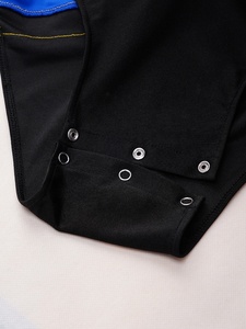 Justaucorps de gymnastique pour hommes en Spandex sublimé, sans manches, coupe haute, pour compétition, entraînement artistique et uniforme d'équipe - Product Image 5