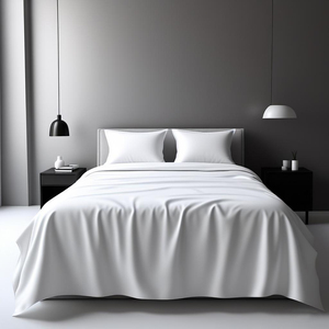 4-Piece Microfiber Bedding Set - Soft Queen Size Sheet Set With Pillowcases &amp; Duvet Cover For Home