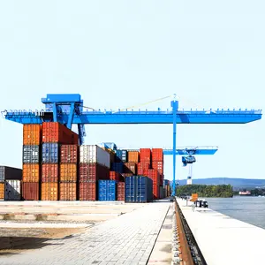 Pemasok Pabrik STS Dock Gantry Crane 500 Ton Kapal Ke Derek Port Pantai untuk Pembuatan Dermaga Kontainer Angkat Quayside
