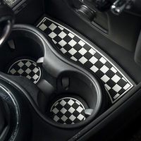 3 PCS/set Union Jack Auto Tapis antidérapant Coaster Copa Del Coche Car Storage Cup Holder Rubber Pad pour Mini Cooper Clubmann F54 F54