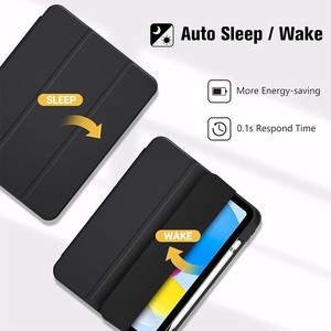Nueva Funda <span class=keywords><strong>de</strong></span> Cuero PU con Diseño Simple Trifold <span class=keywords><strong>de</strong></span> <span class=keywords><strong>10</strong></span>.ª Generación, con Soporte y Carcasa Rígida para Tablet <span class=keywords><strong>de</strong></span> <span class=keywords><strong>10</strong></span>.9 <span class=keywords><strong>Pulgadas</strong></span>, Compatible con <span class=keywords><strong>iPad</strong></span> <span class=keywords><strong>10</strong></span>/<span class=keywords><strong>10</strong></span>.9 2022 - Product Image 4